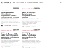 Tablet Screenshot of e-vagas.com